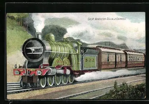 AK Great Northern Railway Express, englische Eisenbahn