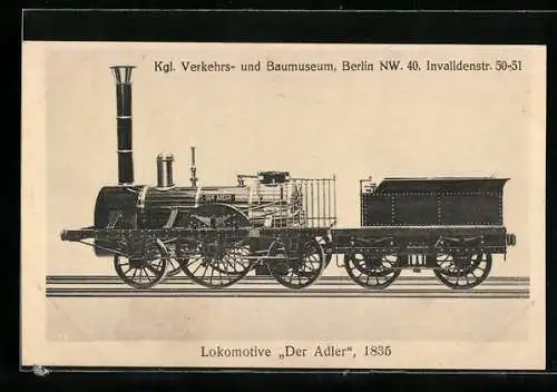 AK Lokomotive Der Adler