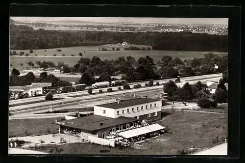 AK Stuttgart-Süd, Autobahn-Raststätte von E. Hanke