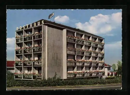 AK Lohfelden, Blick auf das Hotel Autobahn-Rasthaus