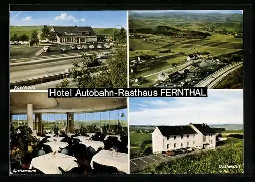 AK Neustadt-Fernthal, Hotel Autobahn-Rasthaus Fernthal