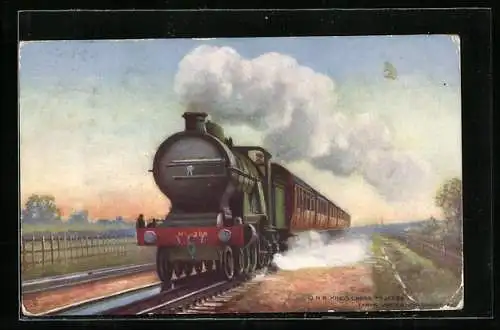 AK Englische Eisenbahn G. N. R. Kings Cross to Leeds