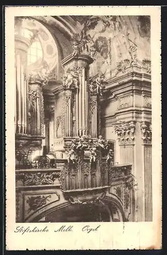 AK Melk, Orgel in der Stiftskirche