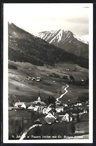 AK St. Johann a. Tauern, Ortsansicht mit Gr. Hengst