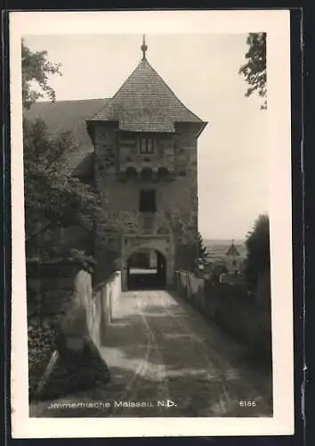 AK Maissau /N. D., Turm mit Torbogen