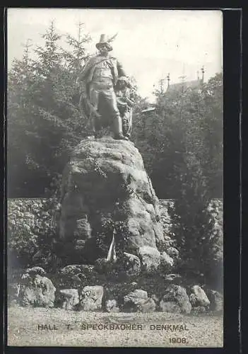 AK Hall /T., Speckbacher-Denkmal