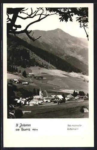 AK St. Johann am Tauern, Ortsansicht aus der Vogelschau