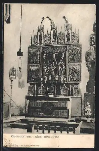 AK Lochen am See, Altar in der Kirche Gebertsham