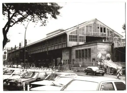 Fotografie unbekannter Fotograf, Ansicht Berlin-Schöneberg, Blick zum Bahnhof Bülowstrasse