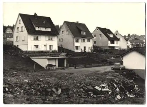 Fotografie unbekannter Fotograf, Ansicht St. Georgen, Bau der Siedlung, Wohnhaus des Rektor Hanns Ziegler Im Beifang 30