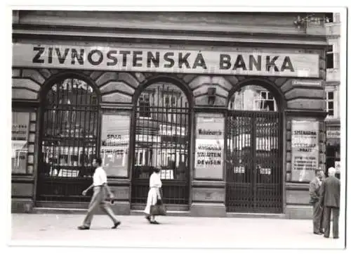 Fotografie Österreichische Lichtbildanstalt, Ansicht Wien, Gebäude der Zivnostenska Baka in der Praterstrasse 24