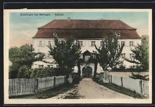 AK Geislingen bei Balingen, Ansicht vom Schloss