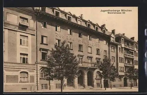 AK München-Neuhausen, Jugendherberge, Wendlstrasse 20
