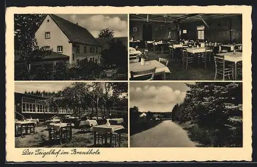 AK Bergede, Gasthaus Teigelhof im Brandholz (Gasthof Glaremin)