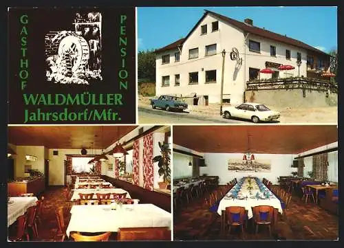 AK Jahrsdorf /Mfr., Gasthof-Pension Johann Waldmüller