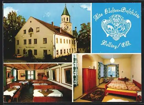 AK Polling /Obb., Alte Kloster-Gaststätte