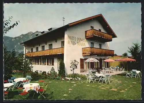 AK Pfronten-Steinach /Allgäu, Hotel Maria Restaurant-Café