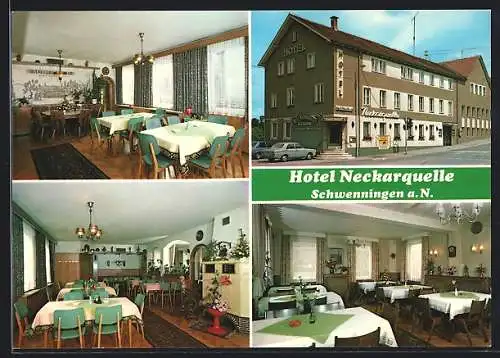 AK Schwenningen a. N., Hotel Neckarquelle, Wannenstrasse 5