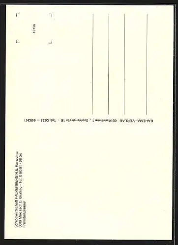 AK Moosach b. Grafing, Gasthaus Schlosswirtschaft Falkenberg