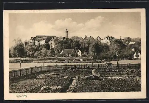 AK Dachau, Teilansicht