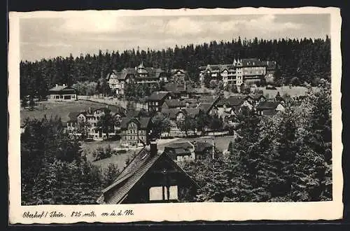 AK Oberhof /Th., Ortsansicht aus der Vogelschau