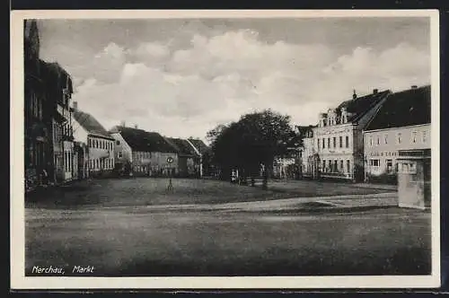 AK Nerchau, Der Marktplatz