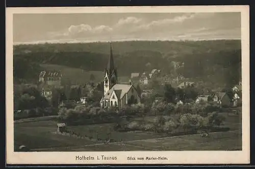 AK Hofheim i. Taunus, Blick vom Marien-Heim