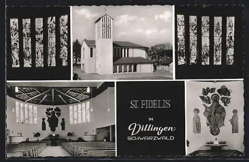 AK Villingen /Schwarzwald, Kirche St. Fidelis