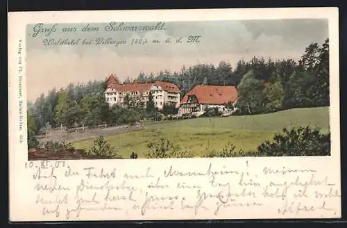 AK Villingen /Schwarzwald, Waldhotel mit Umgebung