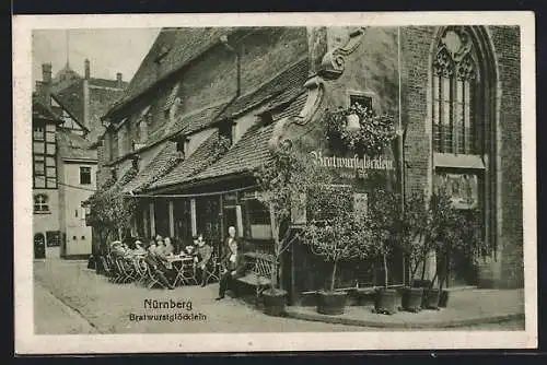 AK Nürnberg, Gasthaus Bratwurtsglöcklein