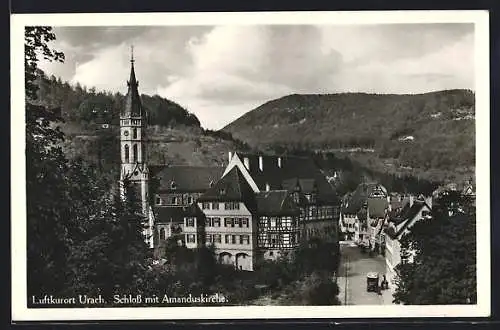 AK Urach, Schloss mit Amanduskirche