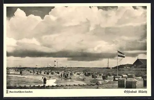 AK Müritz /Ostsee, Am Strand