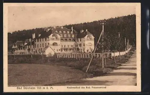 AK Bad Dürrheim, Kindersolbad des Bad. Frauenvereins