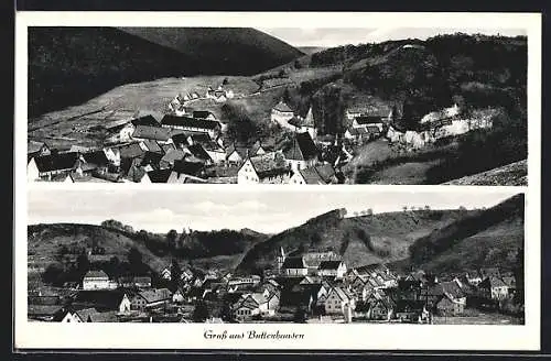 AK Buttenhausen, Ansichten der Ortschaft