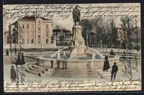 AK Augsburg, Prinz-Regenten-Brunnen