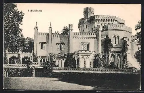 AK Babelsberg, Ansicht vom Schloss