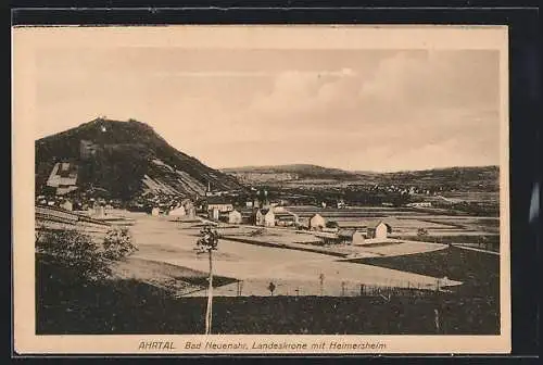 AK Bad Neuenahr /Ahrtal, Landeskrone mit Heimersheim