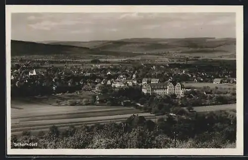 AK Schorndorf / Württ., Ortsansicht aus der Vogelschau