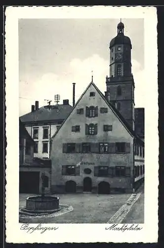 AK Bopfingen, Blick auf den Marktplatz