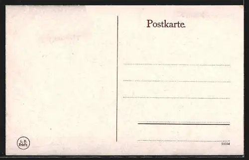 AK Frankfurt a. M., Hauptpost und Musikgeschäft