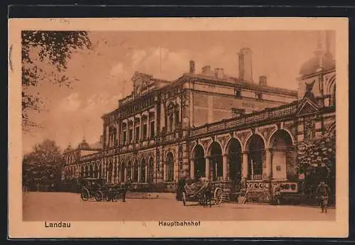 AK Landau / Pfalz, Hauptbahnhof
