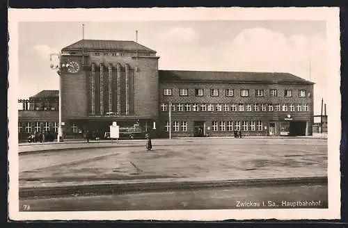 AK Zwickau i. Sa., Hauptbahnhof