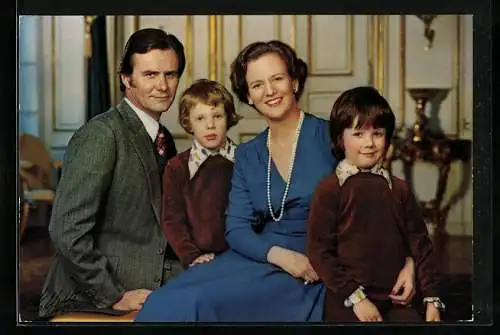AK Königliche Familie von Dänemark mit ihren Kindern