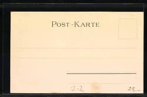 AK Deutsche Briefmarken 1 Groschen, 20 Centimes, 1 Kreuzer, 1 1 /4 Schilling