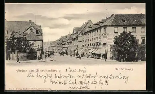 AK Braunschweig, K. Kalms Restaurant am Steinweg