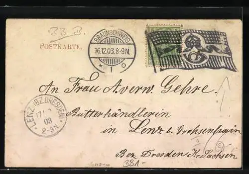 AK Braunschweig, Kohlmarkt mit Café Central