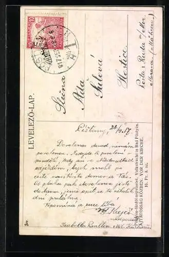 AK Zwei slowakische Mädchen in typischer Tracht