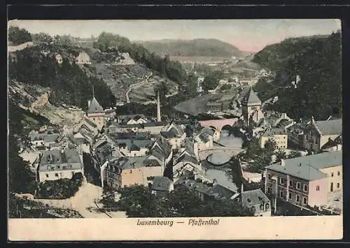 AK Pfaffenthal, Blick auf den Ort