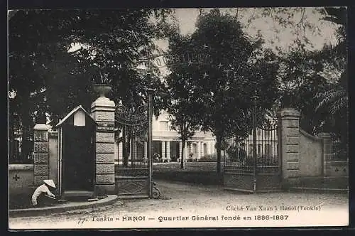 AK Hanoi, Quartier Générale fondé en 1886-1887