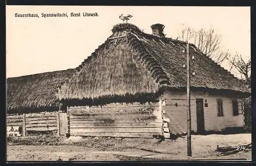 AK Brest-Litowsk, Bauernhaus, Syanowitschi